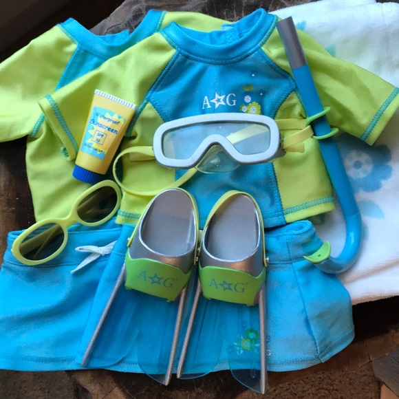 american girl snorkel set